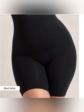 Shapermint Essentials Seamless High-Waist Black Shaping Shorts size 2XL